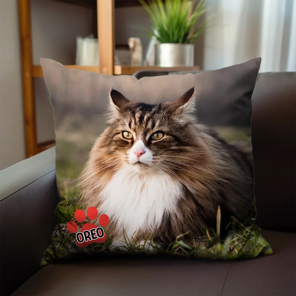 Pet Lovers - Pet's Face On A Pillow - Personalized Pillow - Firstpetcentral