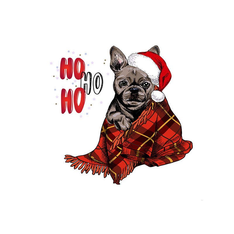 Pet Printing Christmas Peach Skin Fabric Pillow Cover - Firstpetcentral