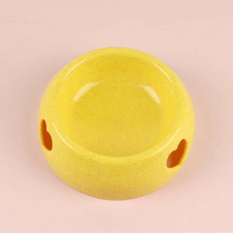 Pet Supplies Dog Bowl Rice Bowl Plastic Love Single Bowl Pet Bowl Cat Food Bowl - Firstpetcentral