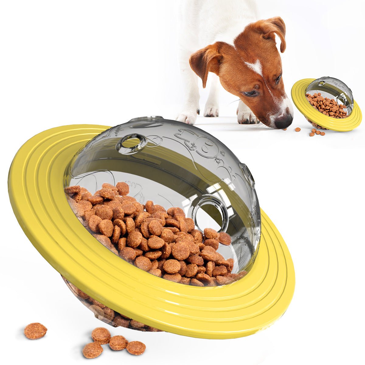 Pet Supplies Gnawing Wear - Resistant Dog Toys Puzzle Dog Supplies Frisbee Flying Saucer Ball Leakage Device - Firstpetcentral