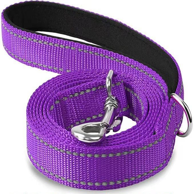 Pet traction rope medium dog explosion - proof flush direct reflective dog hand guard training rope traction belt - Firstpetcentral