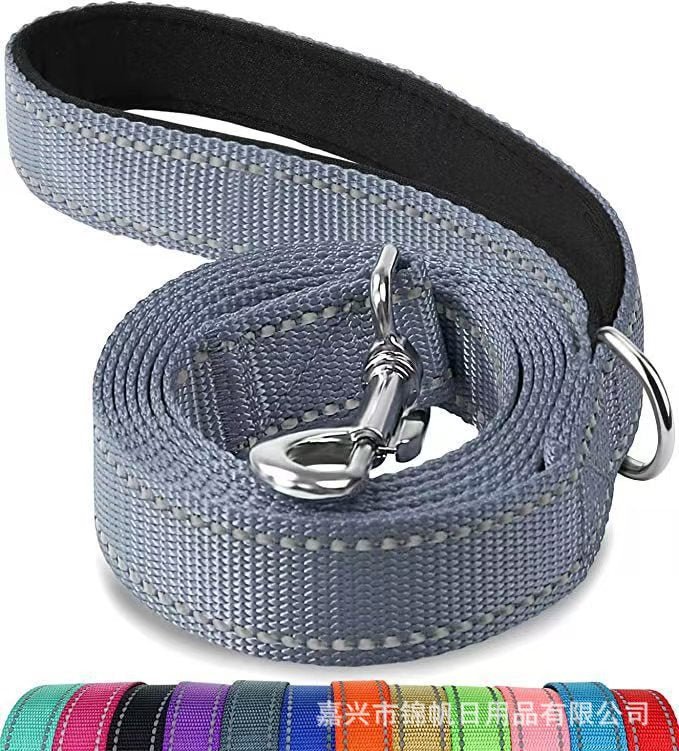Pet traction rope medium dog explosion - proof flush direct reflective dog hand guard training rope traction belt - Firstpetcentral