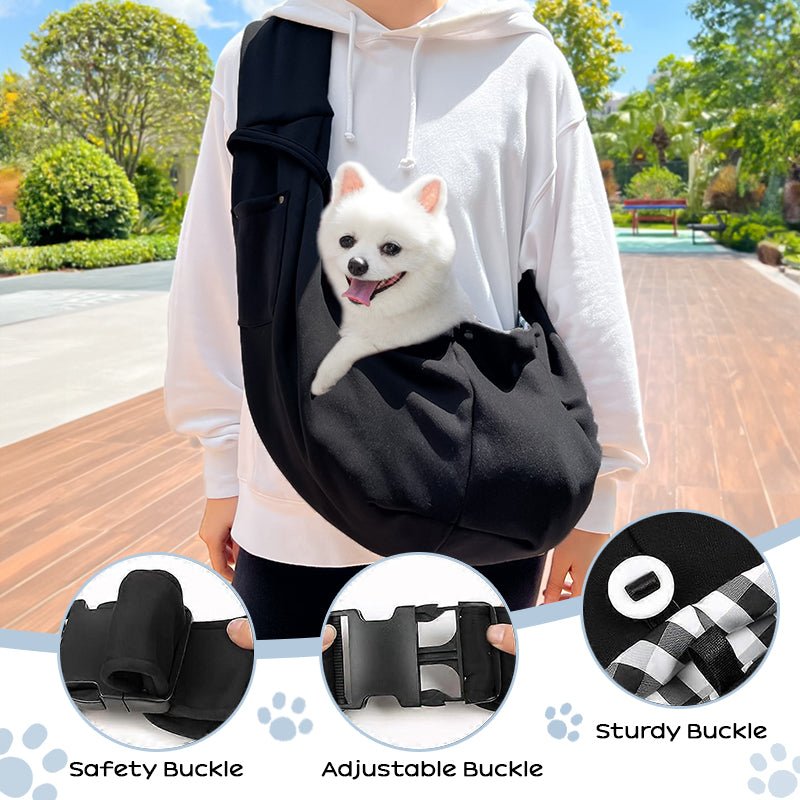 Portable Pet Carrier Bag for Small Dogs & Cats up to 16.5 LBS - Lightweight Shoulder Bag for Travel, Hiking, and Outdoor Use - Firstpetcentral