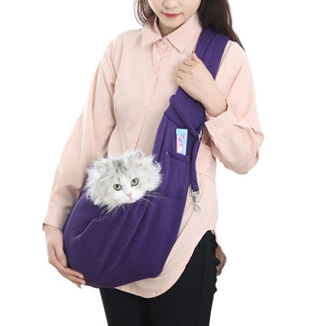 Portable Pet Carrier Bag for Small Dogs & Cats up to 16.5 LBS - Lightweight Shoulder Bag for Travel, Hiking, and Outdoor Use - Firstpetcentral