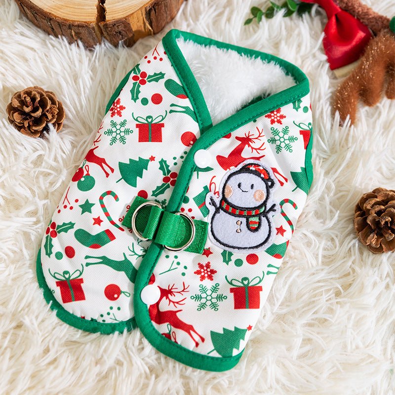 Puppy Dog Autumn And Winter Christmas Elk Pet Sweater - Firstpetcentral
