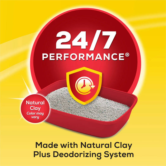 Purina 24/7 Clumping Cat Litter, Low Dust, Deodorizing, 35 lb. Pail - Firstpetcentral