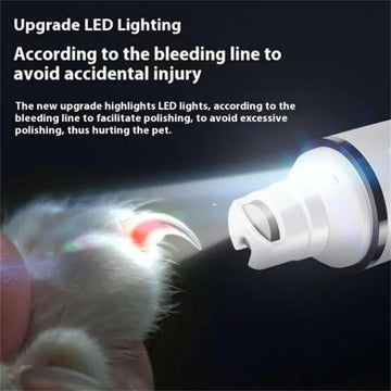 Quiet Rechargeable Dog Cat Nail Grinder - Firstpetcentral