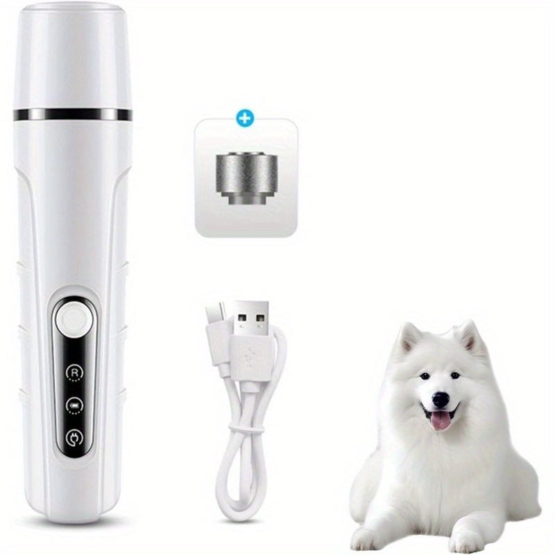 Quiet Rechargeable Dog Cat Nail Grinder - Firstpetcentral