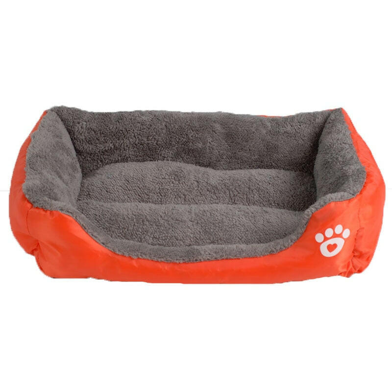 S - 3XL 9 Colors Paw Pet Sofa Dog Beds Waterproof Bottom Soft Fleece Warm Cat Bed House Petshop cama perro - Firstpetcentral