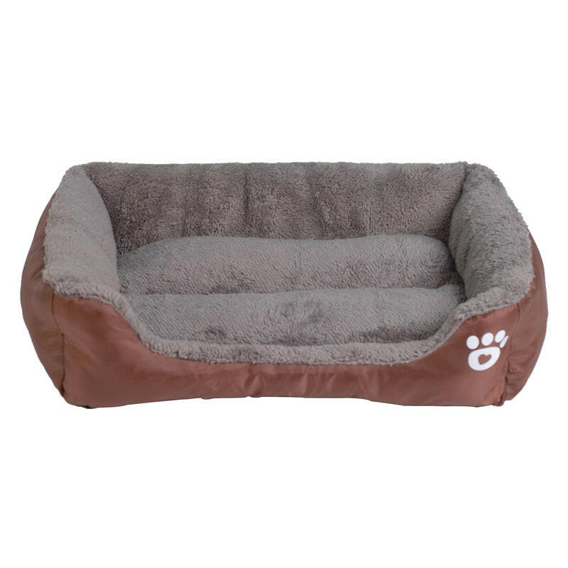S - 3XL 9 Colors Paw Pet Sofa Dog Beds Waterproof Bottom Soft Fleece Warm Cat Bed House Petshop cama perro - Firstpetcentral