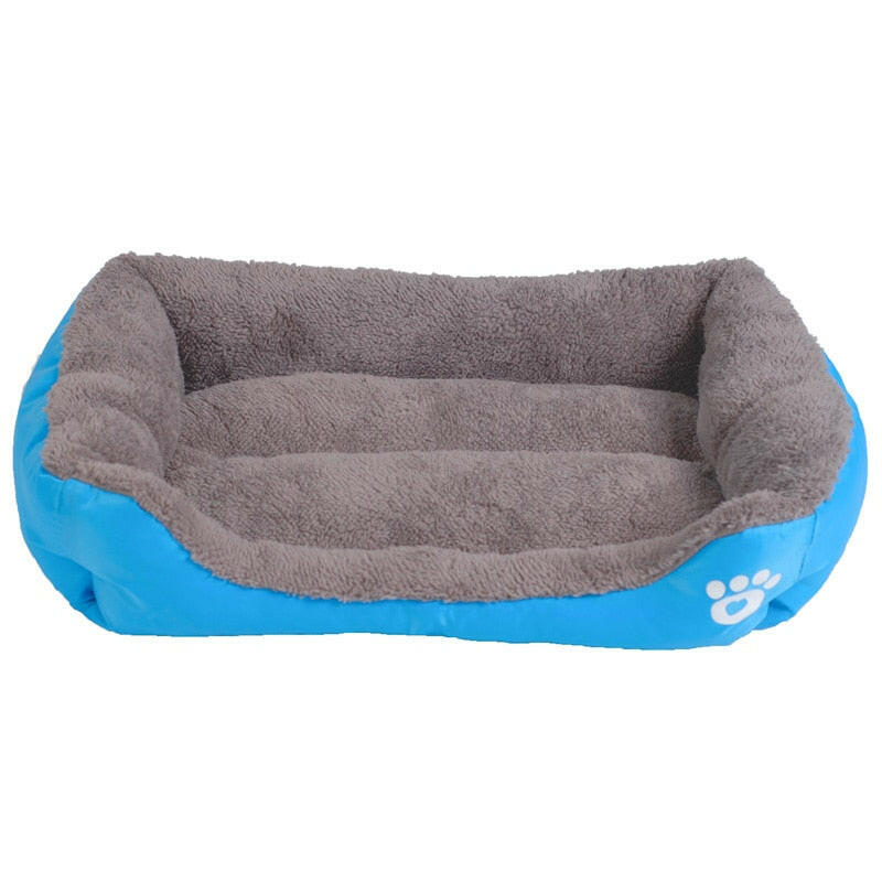 S - 3XL 9 Colors Paw Pet Sofa Dog Beds Waterproof Bottom Soft Fleece Warm Cat Bed House Petshop cama perro - Firstpetcentral