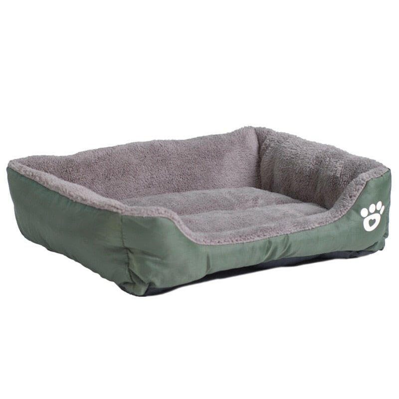S - 3XL 9 Colors Paw Pet Sofa Dog Beds Waterproof Bottom Soft Fleece Warm Cat Bed House Petshop cama perro - Firstpetcentral