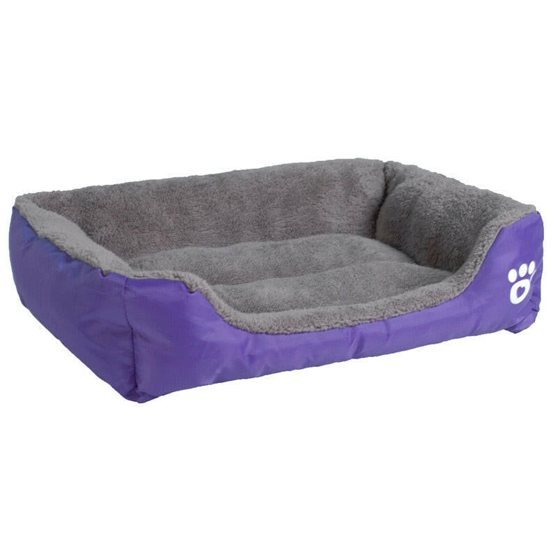 S - 3XL 9 Colors Paw Pet Sofa Dog Beds Waterproof Bottom Soft Fleece Warm Cat Bed House Petshop cama perro - Firstpetcentral
