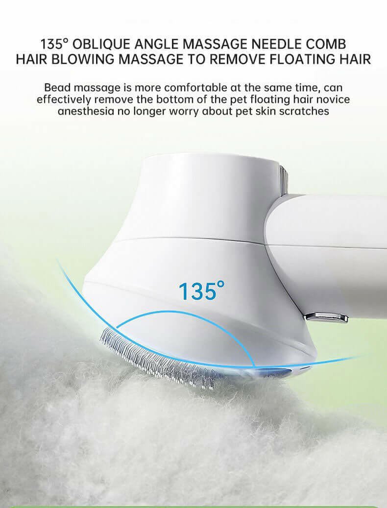 Smart Pet Hair Dryer Dog Golden Retriever Cat Grooming Hairdressing Blow & Comb Silent No Harm Pet Cleaning Supplies Pet Product - Firstpetcentral