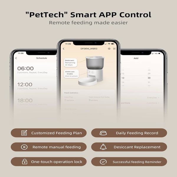 Smart WiFi Cat Feeder – 4L Automatic Pet Dispenser with App Limited Stock! - Firstpetcentral