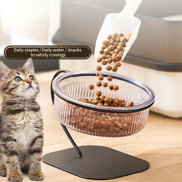 Swan Neck Pet Bowl Cat Bowl High Neck Dog Bowl - Firstpetcentral