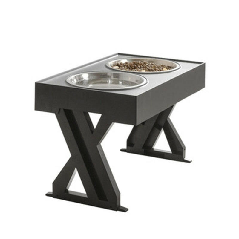 Ultimate Adjustable Double Dog Bowls – Mess - Free Feeding - Firstpetcentral