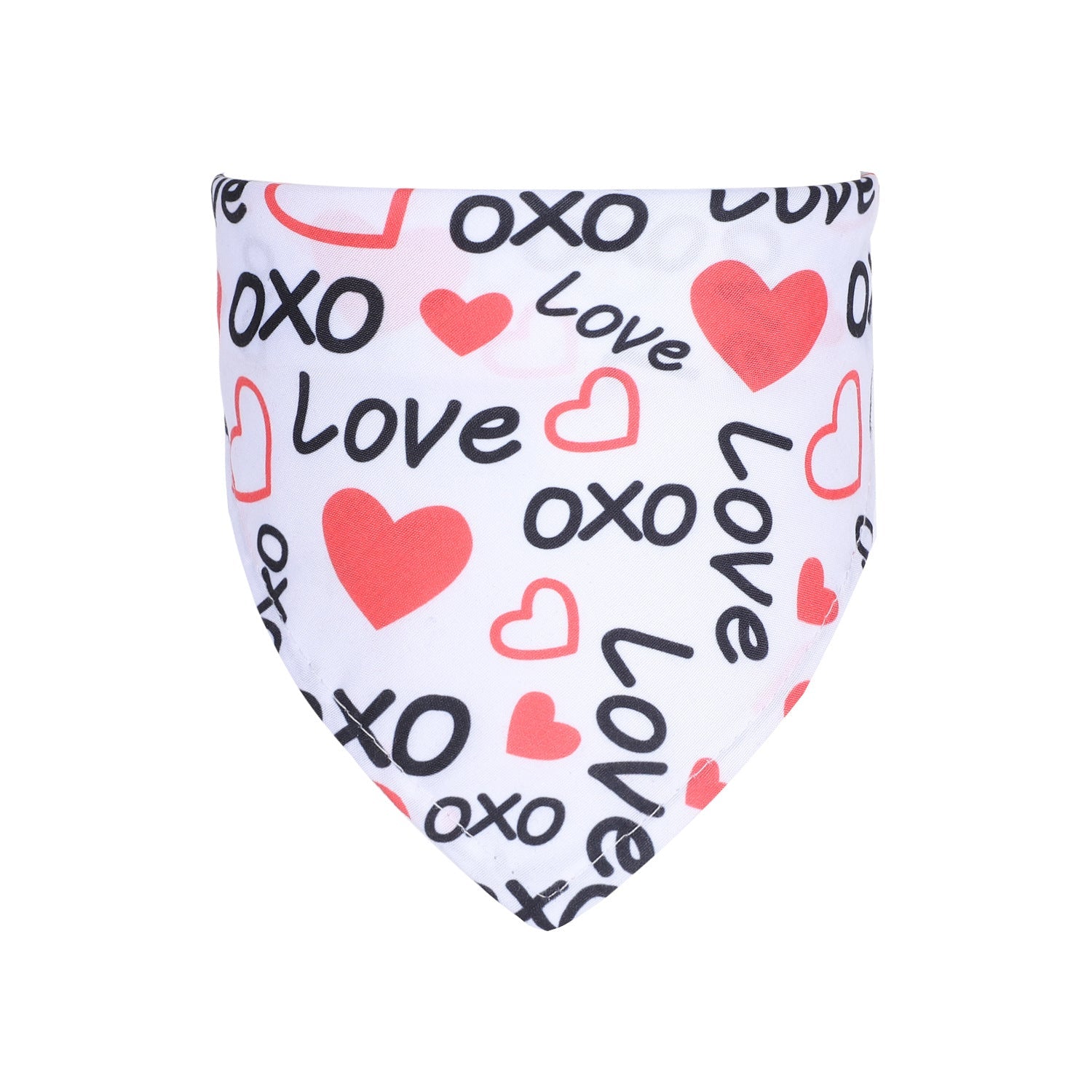 Valentine's Day Pet Bandana Bib - Drool & Saliva Towel for Dogs & Cats - Firstpetcentral