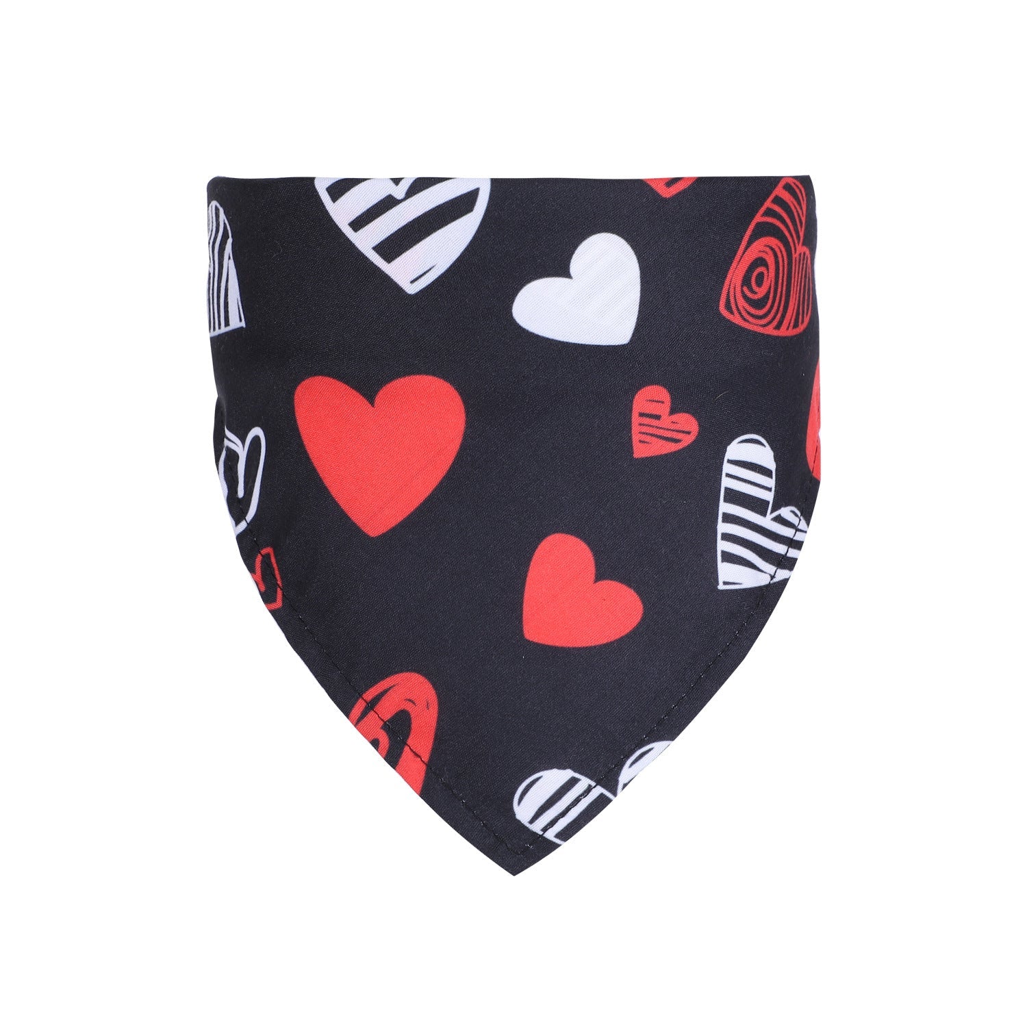 Valentine's Day Pet Bandana Bib - Drool & Saliva Towel for Dogs & Cats - Firstpetcentral