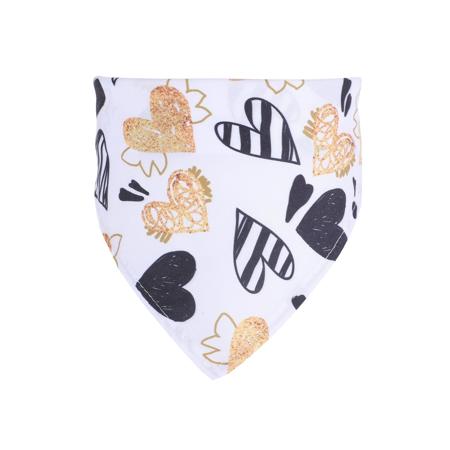 Valentine's Day Pet Bandana Bib - Drool & Saliva Towel for Dogs & Cats - Firstpetcentral