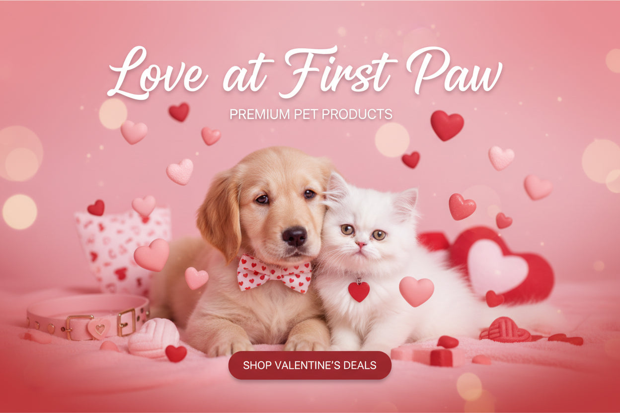 Valentine's Day Pet Hero Banner