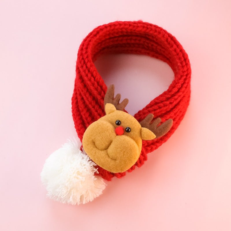 Warm Pet Knitted Christmas Scarf - Firstpetcentral