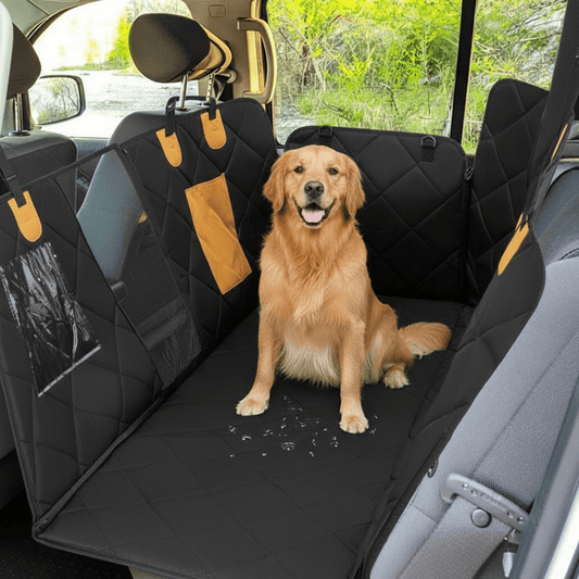 Waterproof Pet Seat Protector – Dog Car Seat Cover for Back Seat Travel - Firstpetcentral