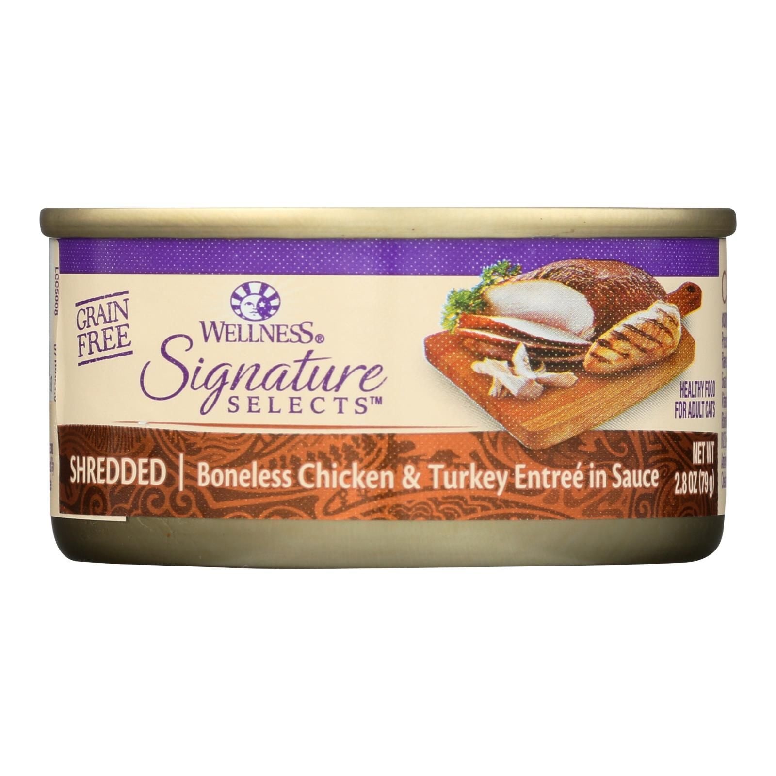 Wellness Pet Products Cat - Can - Turkey - Chicken - Signature Selects - Case Of 12 - 2.8 Oz - Firstpetcentral