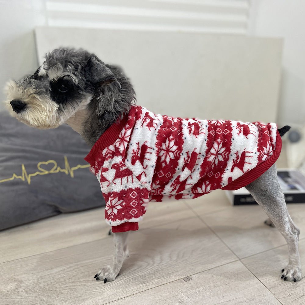 Winter Warm Padded Dog Clothes Christmas Pet Sweater - Firstpetcentral