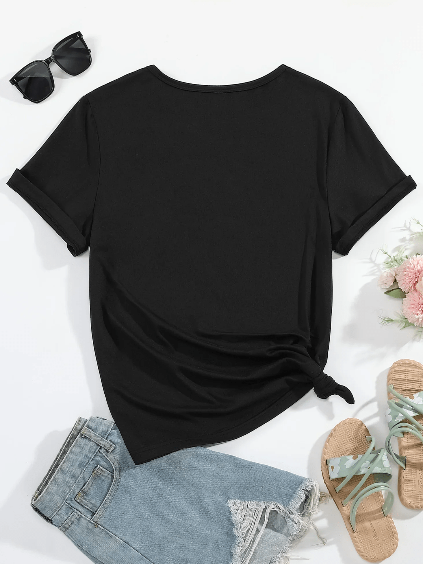 Women's T-shirt Best Cat Mom Ever Pattern Print Round Neck Casual Comfortable Breathable - Firstpetcentral